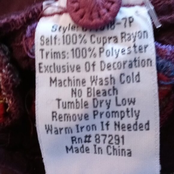 Johnny Was Blouse - Freedom Spirit - Picture 8 of 8